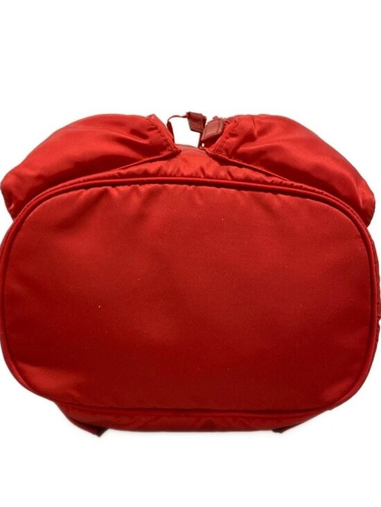 PRADA - BZ0024 Red Nylon Backpack main image 13